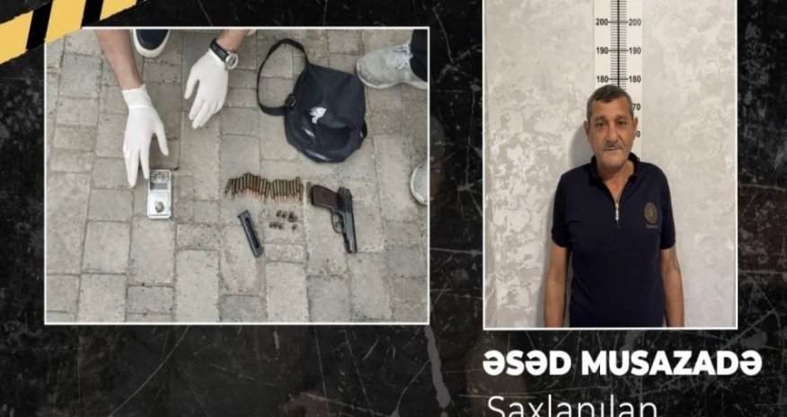 Qobustanda &ldquo;Makarov&rdquo; gəzdirən şəxs həbs edilib