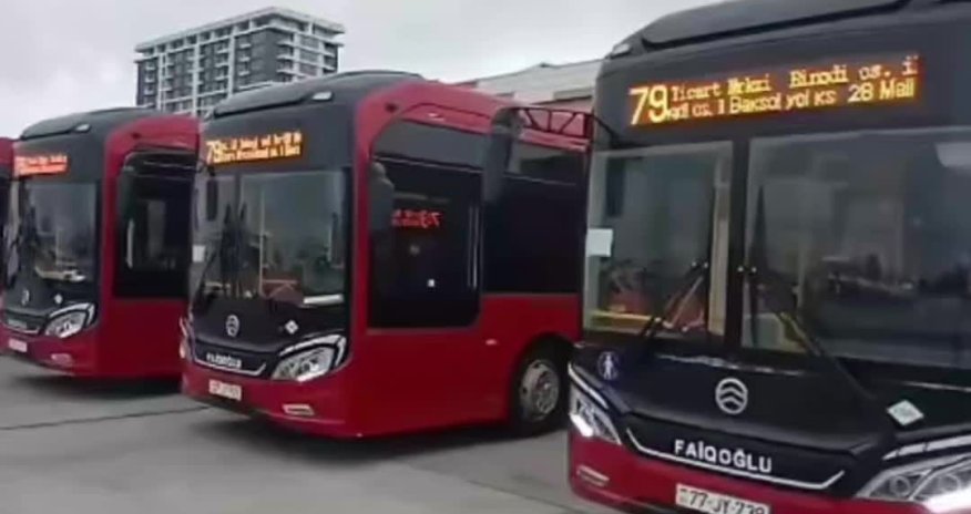 79 nömrəli marşrutun bütün avtobusları yenilənir