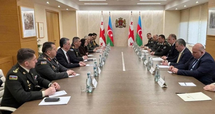 
Defense Ministers of Azerbaijan and Georgia meet