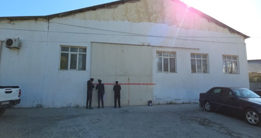 Bakıda mebel sexinin fəaliyyəti dayandırılıb