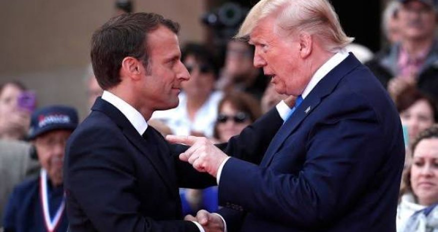 Трамп грозит Макрону 100% пошлинами