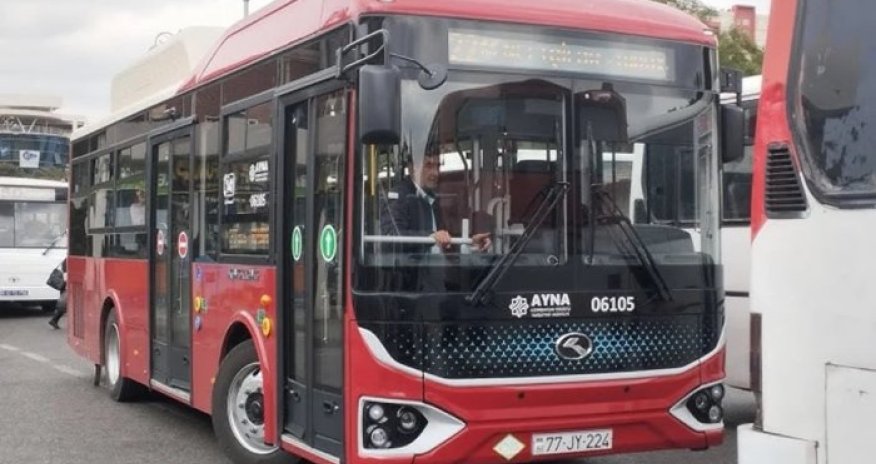 Bakıda daha bir marşrutda bütün avtobuslar yenilənir