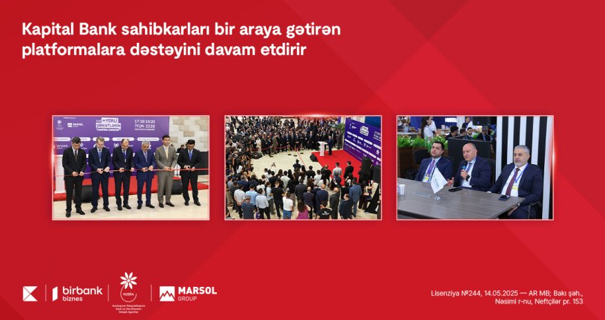 Kapital Bank continues to support platforms that bring entrepreneurs together