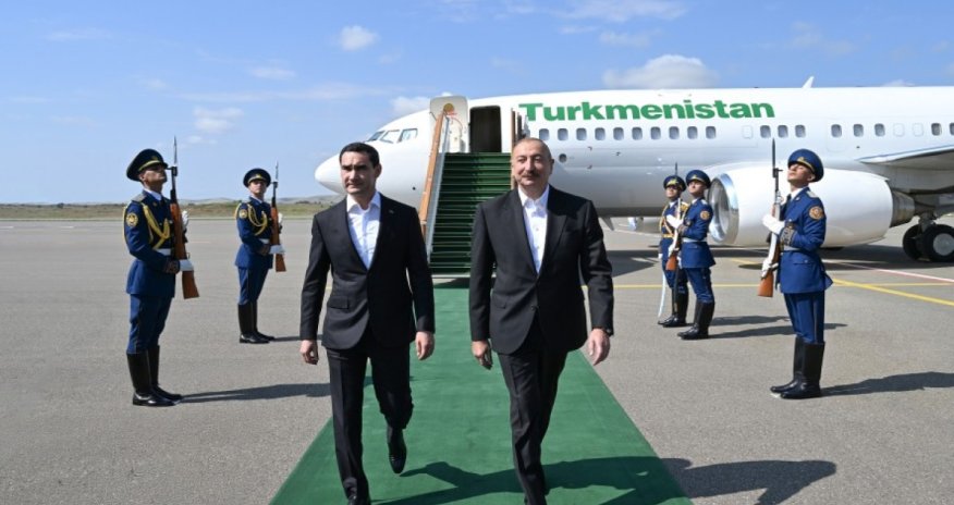 Президент Туркменистана прибыл в Физули