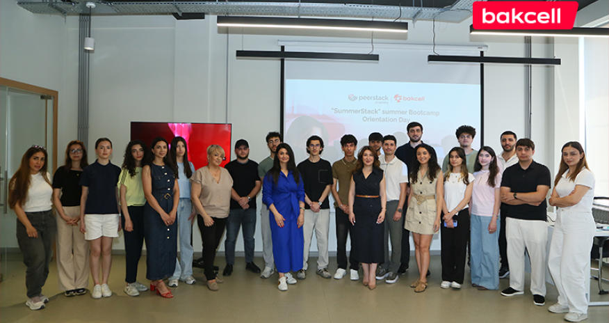 Bakcell-in dəstəyi ilə keçirilən &ldquo;SummerStack Bootcamp&rdquo; başladı