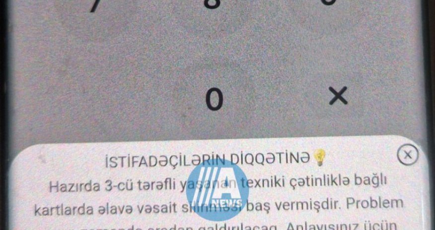 Bəzi banklarda müştərilərin hesablarından pul silinir - texniki problem