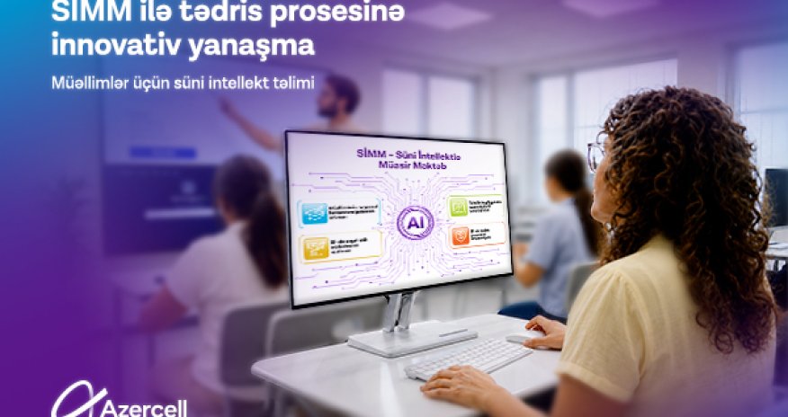 Azercell-in dəstəyi ilə müəllimlər üçün süni intellekt təlimlərinə start verilir