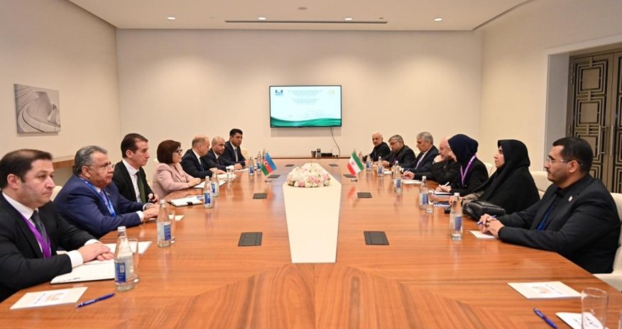 Milli Məclisin sədri Qalibafla görüşüb, regiondakı proseslər müzakirə olunub