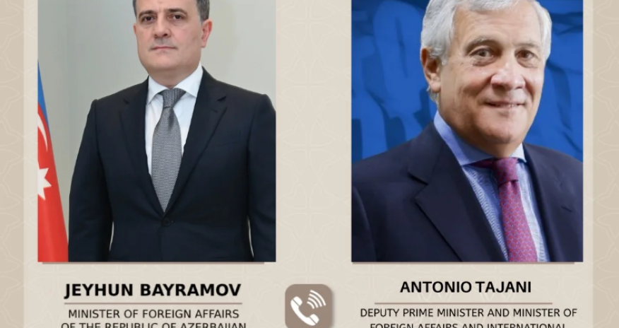 Azərbaycan və İtaliya XİN başçıları strateji tərəfdaşlıq münasibətlərini müzakirə ediblər