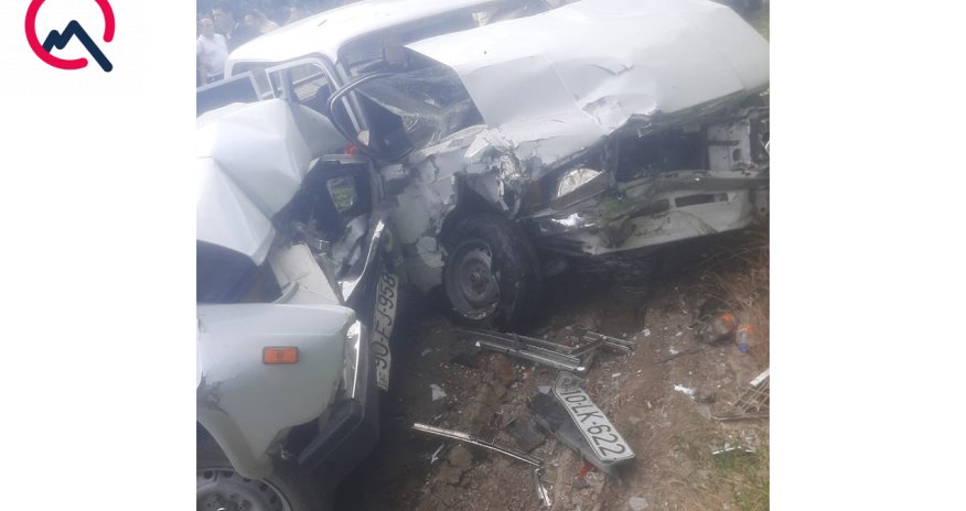 Ağdamda maşınlar toqquşub, 4 nəfər xəsarət alıb