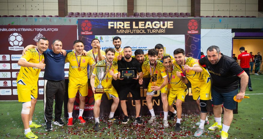 Yelo Bank şirkətlərarası futbol liqasının çempionu olub