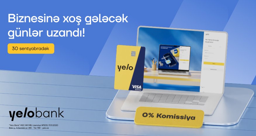 Yelo Bank extends "Welcome to Business" campaign!