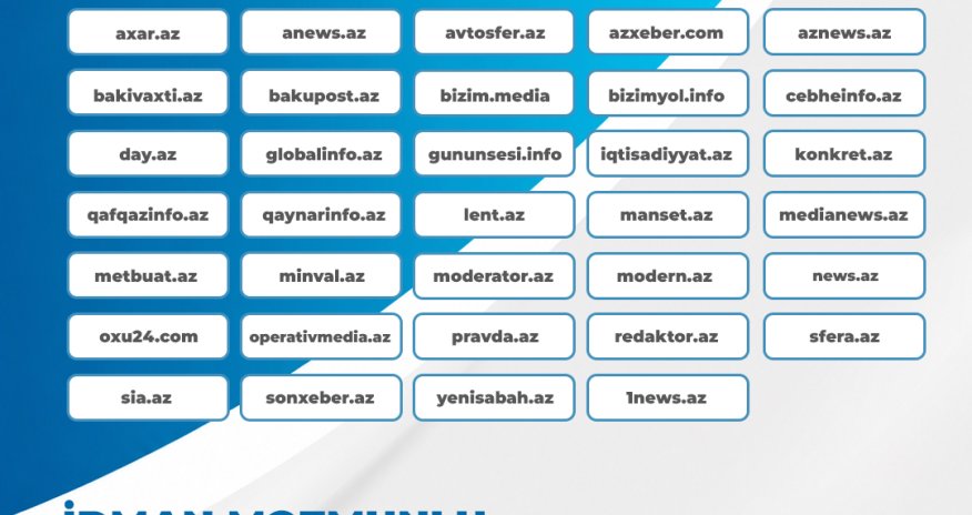 MEDİA onlayn media subyektlərinə dəstək müsabiqəsinin nəticələrini açıqlayıb