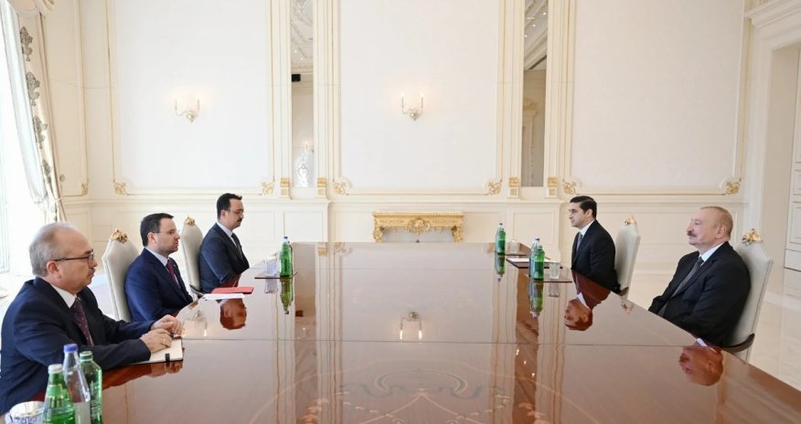 İlham Əliyev Türkiyənin ədliyyə nazirini qəbul edib