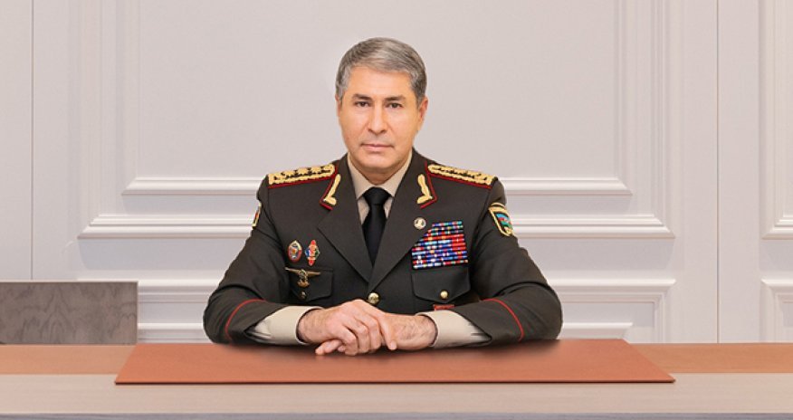 Azerbaijan interior minister congratulates police on 108th anniversary
