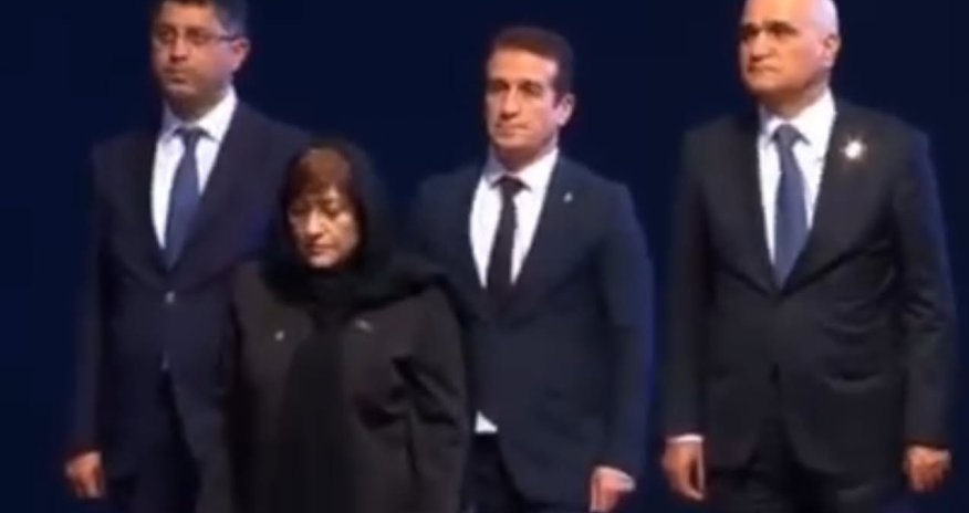 Azərbaycan nümayəndə heyəti Tehranda Əli Xamenei ilə vida mərasimində iştirak edib - video
