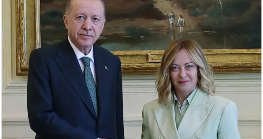 Ərdoğan İtaliyanın Baş naziri ilə regional və qlobal məsələləri müzakirə edib