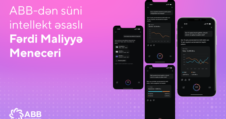 ABB-dən süni intellekt əsaslı Fərdi Maliyyə Meneceri!