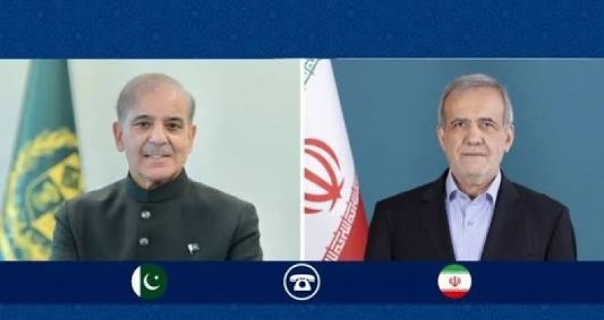 Şahbaz Şərif və Məsud Pezeşkian regional vəziyyəti müzakirə ediblər
