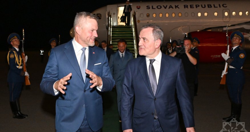 Slovakiya Prezidenti Azərbaycana rəsmi səfərə gəlib