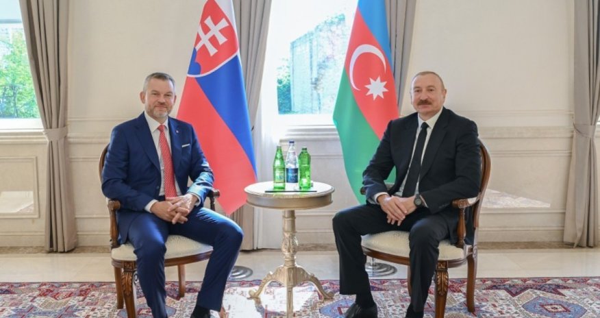 President Ilham Aliyev held one-on-one meeting with President of Slovakia in Shusha