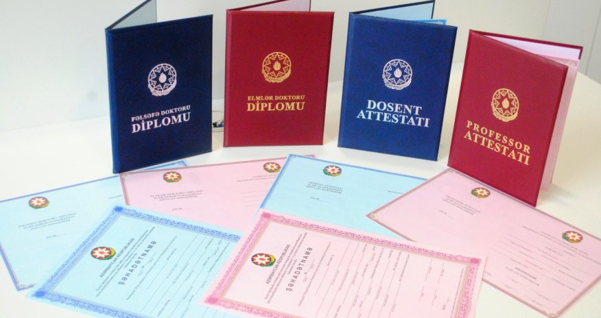 Azərbaycanda altı ayda 15 nəfərə professor, 122 nəfərə dosent elmi adı verilib