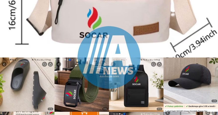 Temu-da SOCAR loqolu məhsullar satışa çıxarılıb