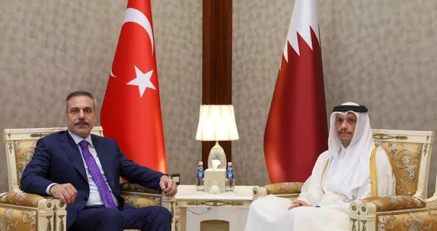 Hakan Fidan Qətərin Baş naziri ilə görüşüb