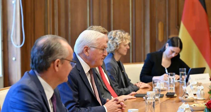 German president describes Azerbaijan as 'island of stability'