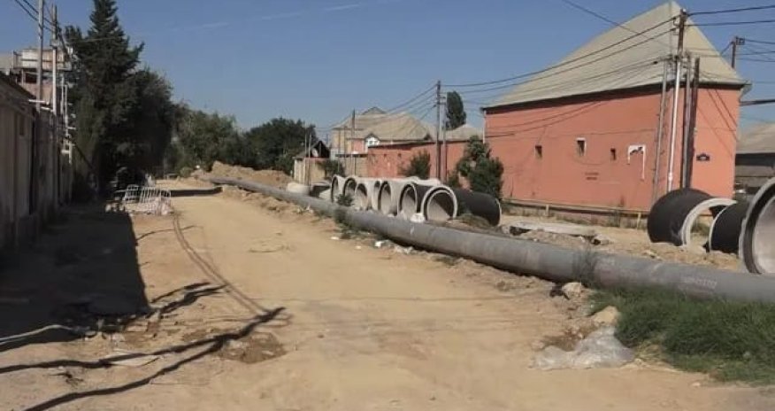 Biləcəridə yol yenidən çöküb, yeni kollektorun tikintisi planlaşdırılır
