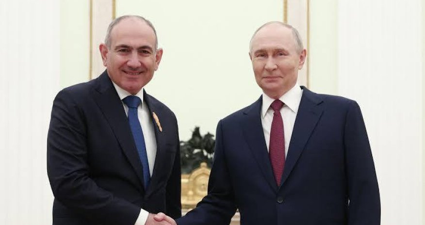 Paşinyan və Putin Ermənistan-Rusiya iqtisadi əlaqələrini müzakirə edib