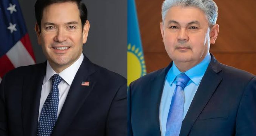Rubio və Qazaxıstanın XİN rəhbəri Xəzər dənizi vasitəsilə neft tədarükünü müzakirə ediblər