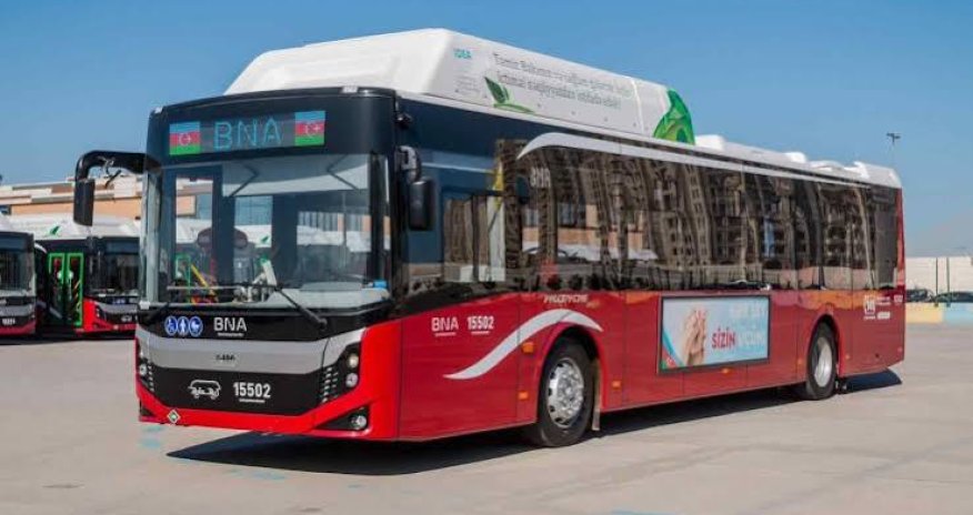 Bakıda iki marşrut üzrə avtobuslar yenilənir