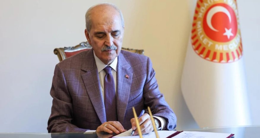 TBMM sədri "Terrorsuz Türkiyə"yə dair qanun layihəsini imzalayıb