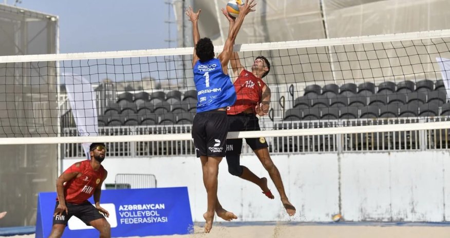Çimərlik voleybolu üzrə ölkə çempionatında finalçılar müəyyənləşib