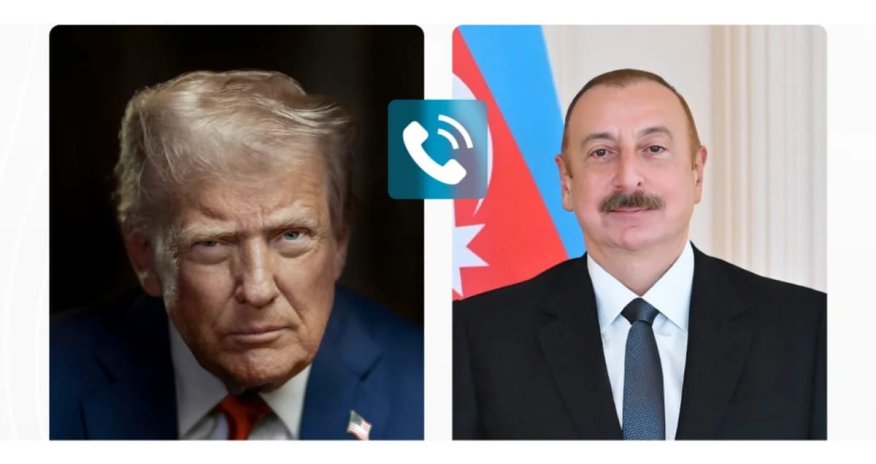 Əliyevlə Donald Tramp arasında telefon danışığı olub