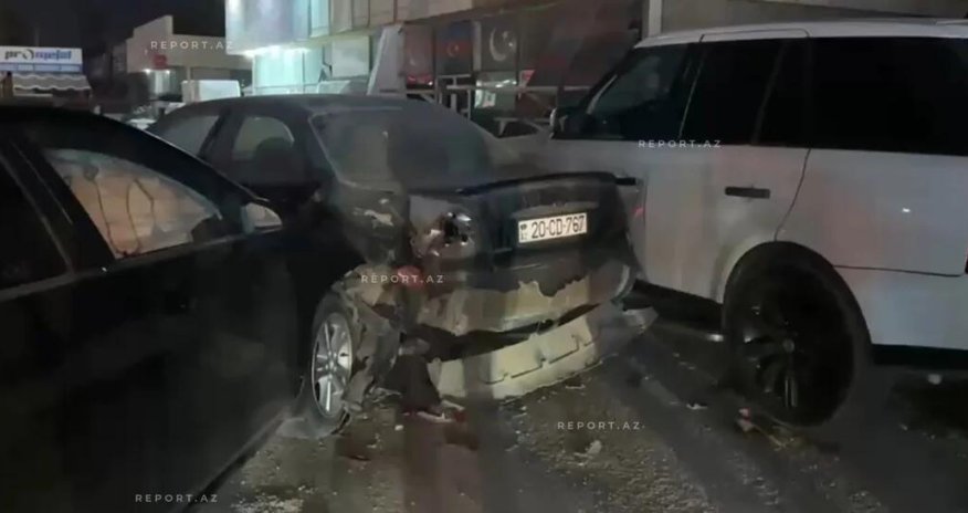 Sarayda zəncirvari qəza olub