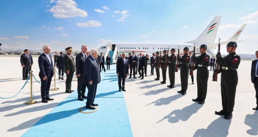 Fələstin Prezidenti Türkiyəyə səfər edib
