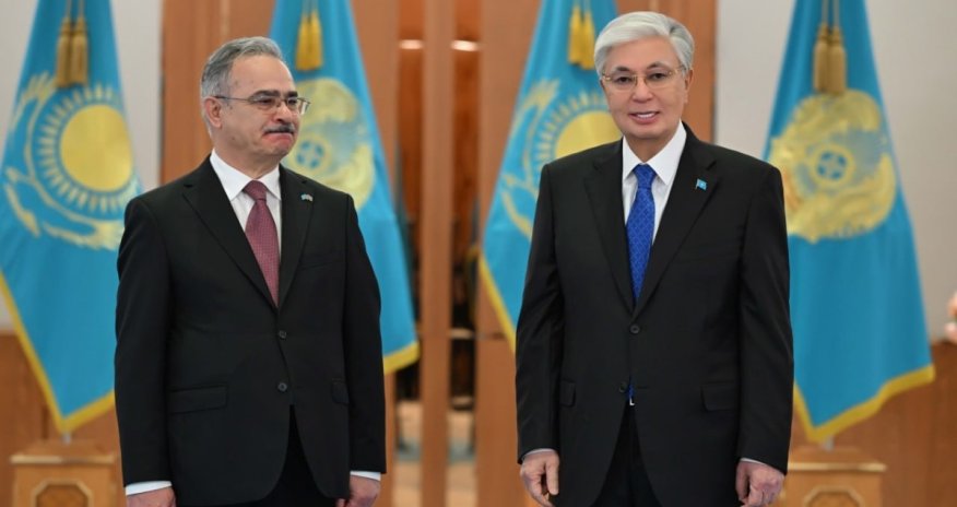 Azərbaycanın Qazaxıstandakı yeni səfiri etimadnaməsini Tokayevə təqdim edib