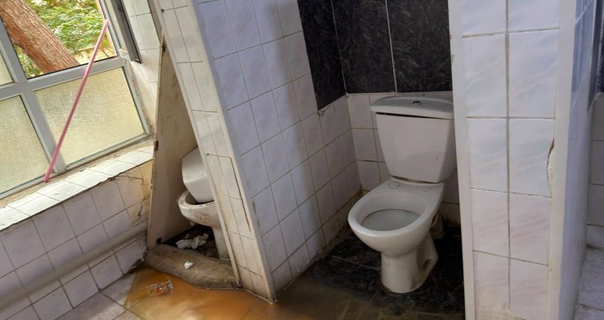 Bakıda uşaq klinikasında natəmizlik iddiası - sanitar qovşaq bu vəziyyətdədir- FOTOLAR