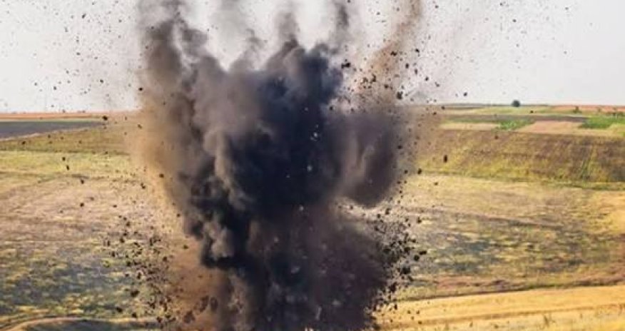 Xocavənddə traktor minaya düşüb, sürücü xəsarət alıb