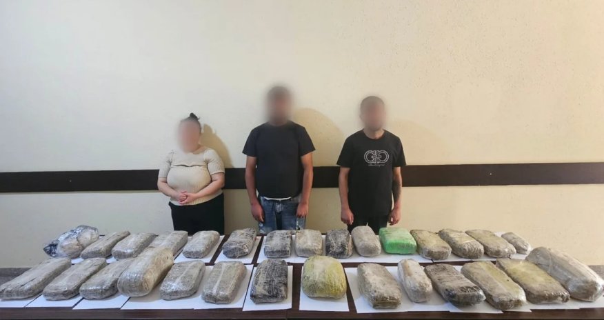 На границе Азербайджана предотвращена контрабанда более 55 кг наркотиков из Ирана
