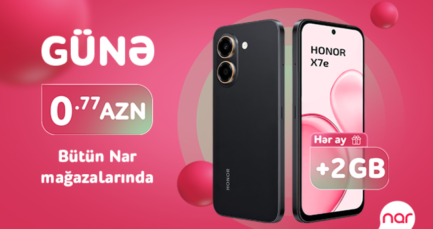 A SMARTPHONE FROM NAR FOR JUST AZN 0.77 A DAY!