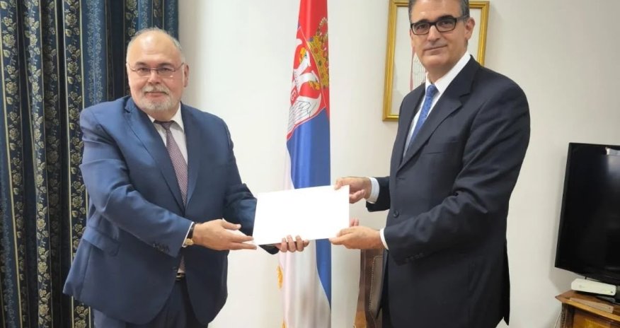 Tahir Tağızadə etimadnaməsinin surətini Serbiya XİN-ə təqdim edib