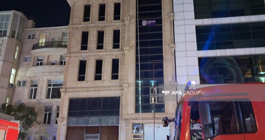 Bakıda obyektdə yanğın baş verib