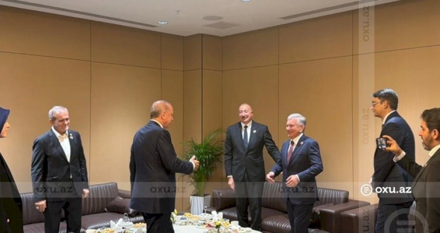 Azərbaycan, Türkiyə, Özbəkistan və İran prezidentləri Bişkekdə bir araya gəliblər