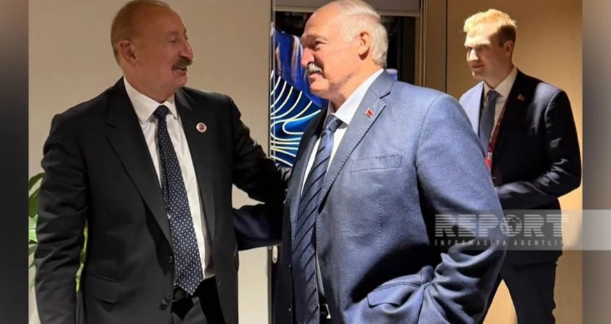 Bişkekdə Azərbaycan və Belarus prezidentlərinin görüşü olub