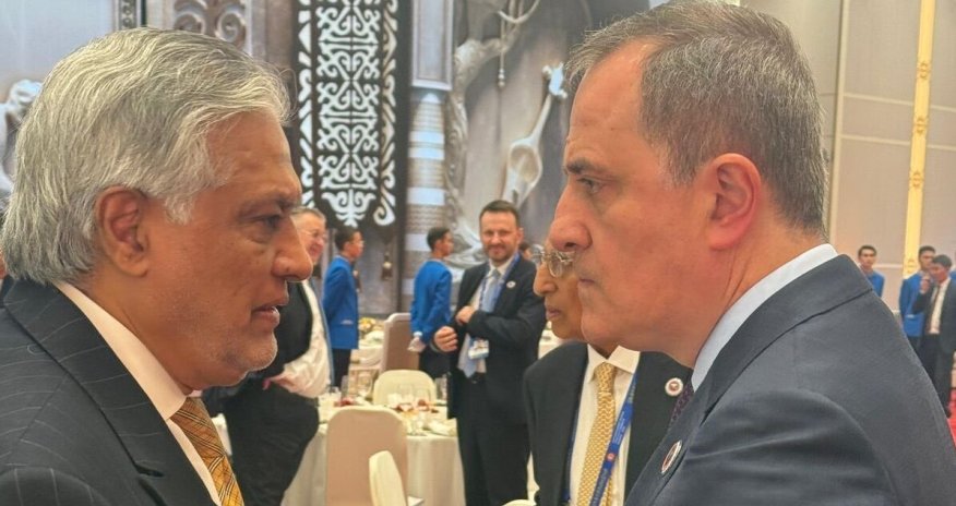 Ceyhun Bayramov və İshaq Dar Bişkekdə görüşdü
