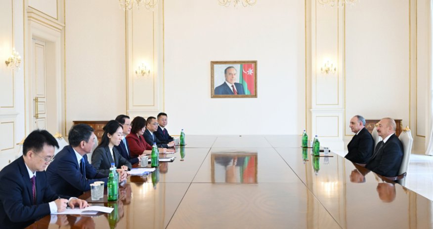 Əliyev Çin Baş prokurorunu qəbul edib