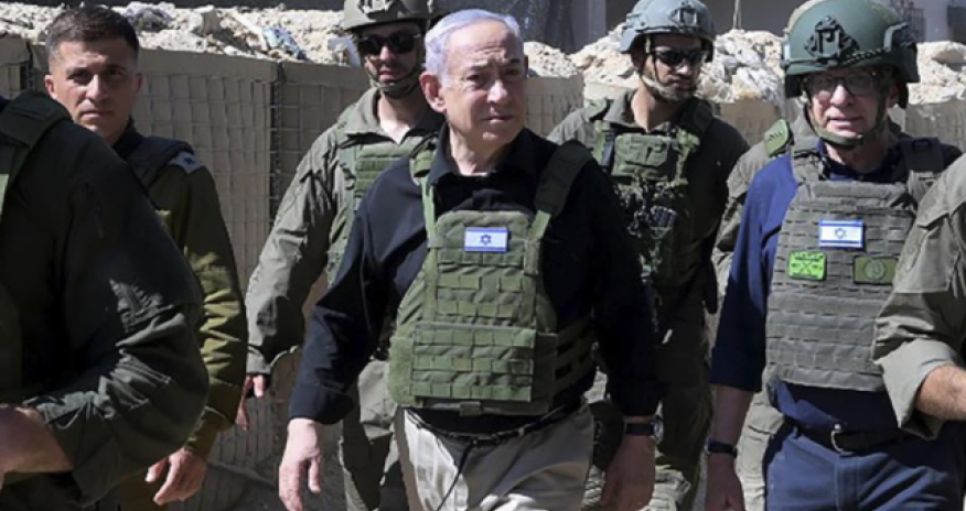 Netanyahu Qəzzaya gedib